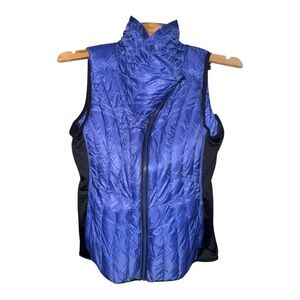 Kensie Blue Performance Puffer Vest Medium Athleisure Gorpcore Outdoor